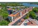 Aerial view of condo community and lush landscaping at 100 S Interlachen Ave # 503, Winter Park, FL 32789