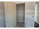 A standard closet with white trim and walls at 1013 Alabaster Way, Deltona, FL 32725