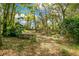 Secluded backyard featuring mature trees, lush foliage, and a tranquil setting at 1120 Sheeler Ave, Apopka, FL 32703