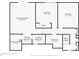Detailed floor plan of second floor showcasing bedrooms, bathrooms, closets, and stairs at 122 Spreading Oak Ct, Sanford, FL 32773