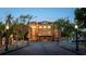 Street view of the historic Athens Theatre featuring its vintage architecture and updated lamps at 1355 Wood Line Loop, Deland, FL 32720