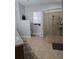 Modern bathroom featuring a tiled walk-in shower and double sink vanity at 14641 Henson Rd, Orlando, FL 32832