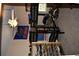 bedroom featuring bunk beds, shoe rack, a ceiling fan and carpet flooring at 14641 Henson Rd, Orlando, FL 32832