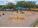 Aerial image of a vibrant playground with swings, slides, and a shaded play area, ideal for outdoor activities at 1514 Pelican St, Longwood, FL 32750