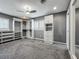 Spacious bedroom with a large closet, gray walls and carpet at 2405 Dellwood Dr, Orlando, FL 32806