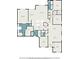 Detailed floor plan showcasing the layout of the home, including bedrooms, bathrooms, and living areas at 2731 Cypress Tree Trl, St Cloud, FL 34772