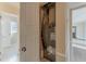Hallway closet contains the home's furnace at 3706 Wade Rd, Orlando, FL 32808