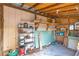 Shed interior containing various storage items and equipment at 4550 Chandler Rd, Apopka, FL 32712