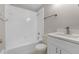 Full bathroom with tub and white vanity at 4751 Deer Run Rd, St Cloud, FL 34772