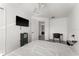 Bedroom with a TV, and a desk at 4761 Ormond Beach Way, Kissimmee, FL 34746