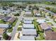 An aerial view of a neighborhood featuring well-maintained lawns and streets, providing a serene and community-oriented living at 480 Hildalgo Dr, The Villages, FL 32159