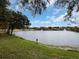 Picturesque pond with fountains and lush green landscaping at 696 Seabrook Ct # 101, Altamonte Springs, FL 32714