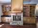 Living room with fireplace and built in cabinets at 736 Silverwood Dr, Lake Mary, FL 32746