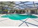This home includes a large in ground pool with a screen enclosure for pest free enjoyment at 9501 Holbrook Dr, Orlando, FL 32817