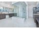 Spa-like bathroom featuring a glass shower, dual vanities, and modern fixtures at 13307 Alderley Dr, Orlando, FL 32832