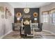 Elegant dining room with a glass table, sophisticated lighting, and a sleek contemporary design at 13326 Fountainbleau Dr, Clermont, FL 34711