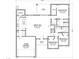 The floor plan shows the layout of the kitchen, lanai, garage, great room, bedrooms, and entry at 1639 Pickerel Ct, Kissimmee, FL 34759
