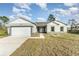 Charming single-story home featuring a two car garage, well-manicured lawn, and inviting curb appeal at 1639 Pickerel Ct, Kissimmee, FL 34759