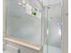 Modern shower with glass enclosure and rainfall shower head at 19318 Banfield Pl, Orlando, FL 32827