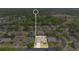 Aerial view highlighting the property's location within a lush, green residential area at 2877 Ashton Ter, Oviedo, FL 32765
