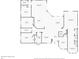 Detailed floor plan of a home showcasing the layout of the rooms and dimensions at 2877 Ashton Ter, Oviedo, FL 32765