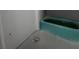 A bathroom with a green tub and modern fixture ready for finishes at 30162 Rustic Mill St, Mount Dora, FL 32757
