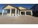 Home under construction, showing unfinished exterior and large front columns at 30162 Rustic Mill St, Mount Dora, FL 32757