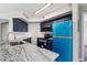 Stylish kitchen features granite countertops, stainless steel appliances and modern cabinetry at 7230 Westpointe Blvd # 1222, Orlando, FL 32835