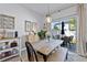 Bright dining area with sliding glass door access to the backyard patio at 808 Grandin St, Davenport, FL 33837