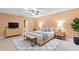Comfortable bedroom with contemporary furnishings and decor at 1234 1St Ave, Deland, FL 32724