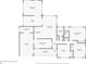Detailed floor plan featuring a spacious living room, modern kitchen and primary bedroom suite at 1807 Yorkshire Dr, Winter Park, FL 32792