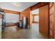 Office featuring wood paneled walls, storage and natural light at 1807 Yorkshire Dr, Winter Park, FL 32792
