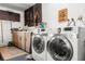 Laundry room featuring a Samsung washer and dryer and plenty of counter space at 2508 Osage Trl, Fern Park, FL 32730