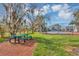 Community tennis court with picnic area providing a recreational amenity at 2568 Woodgate Blvd # 204, Orlando, FL 32822