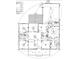 Detailed floor plan showing room layouts, dimensions, and placement of fixtures throughout the home at 311 W Delaware Ave, Lake Helen, FL 32744