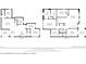Detailed floor plan showcasing the layout and dimensions of the home's two levels at 3121 Buffington Pl, Oviedo, FL 32765
