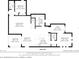 Detailed floor plan showcasing the layout of the home, including living spaces, bedrooms, and kitchen at 3121 Buffington Pl, Oviedo, FL 32765