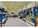 Large workshop or storage room featuring shelving and equipment at 475 Pitt St, Clermont, FL 34711