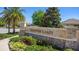 Stone community sign for Hanover Lakes with beautiful landscaping at 5052 Blanchard Ct, St Cloud, FL 34772