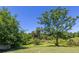 Expansive backyard featuring lush green trees and grass at 5694 Aragon Ave, De Leon Springs, FL 32130