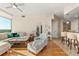 Comfortable living space blending living and dining areas with access to the kitchen at 101 S Eola Dr # 902, Orlando, FL 32801