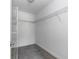 Empty walk-in closet offers a blank canvas for organization with shelving at 14978 Sw 24Th Cir, Ocala, FL 34473
