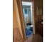 Functional bathroom with a shower/tub, toilet, and vanity with a sink at 1510 Massa St, Kissimmee, FL 34744