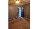 Bedroom featuring a ceiling fan and a view through the doorway into the home at 1510 Massa St, Kissimmee, FL 34744