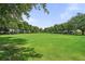 Vast town green bordered by picturesque homes and lush trees at 1563 Common Way Rd, Orlando, FL 32814