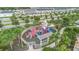 Overhead view of Solara Resort's playground featuring colorful slides and a castle play structure at 1799 Tropical Palms Cir, Kissimmee, FL 34747