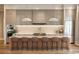Beautiful kitchen features a large island with seating, modern appliances, and custom cabinetry at 1803 Florinda Dr, Orlando, FL 32804