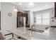 Kitchen featuring stainless appliances, granite countertops, and a central island with bar seating at 193 Old Moss Cir, Deland, FL 32724