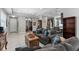 Open floor plan combines living room with kitchen and breakfast bar at 193 Old Moss Cir, Deland, FL 32724