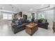 Open concept living room showcasing modern decor and lots of natural light at 193 Old Moss Cir, Deland, FL 32724